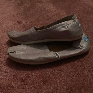 Womens Toms Metallic Purple